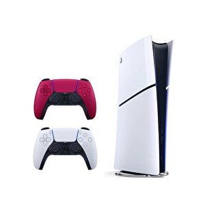 Sony Playstation 5 Slim Digital 825 GB + Şarj Istasyonu + 2. Kırmızı Dualsense Ithalatçı Garantili