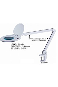 Resim Swat HZB-129 Magnıfıer Akrobat Ledli 80 Led 5D Lambalı Büyüteç 