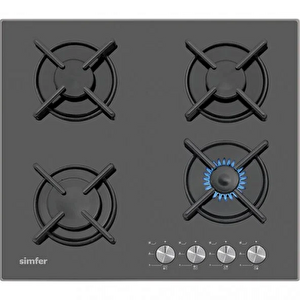 Simfer 3031 Doğalgazlı Siyah Cam Set Üstü Ocak