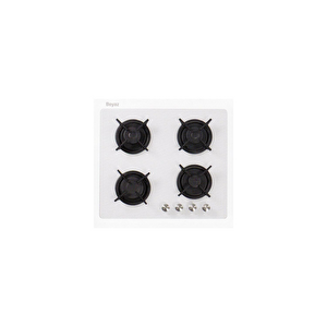 Çetintaş W 848 CT Beyaz Cam Set Üstü Ocak