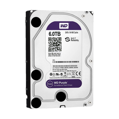 WD WD62PURZ Purple 6 TB 64 MB Sata 6 GB/S 7/24 3.5