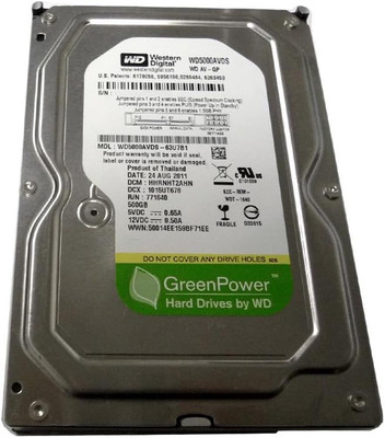 WD WD5000AVDS 500 GB Sata 3.0 5400 3.5