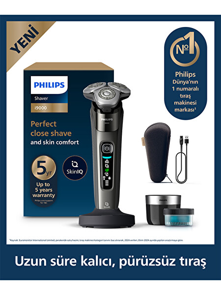 Philips X9002/30 i9000 SkinIQ Islak ve Kuru Elektrikli Tıraş Makinesi