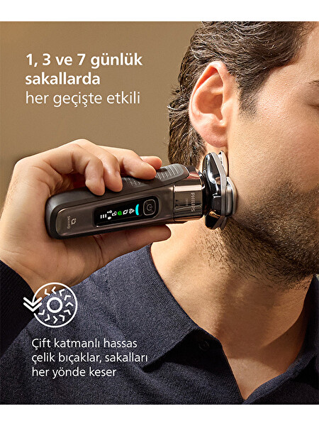 Philips X9002/30 i9000 SkinIQ Islak ve Kuru Elektrikli Tıraş Makinesi