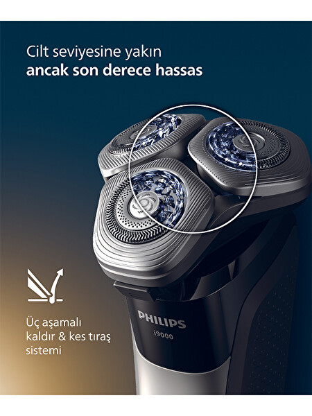 Philips X9002/30 i9000 SkinIQ Islak ve Kuru Elektrikli Tıraş Makinesi