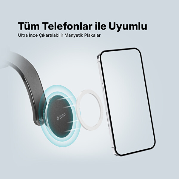 Ttec Easydash Pro M Magsafe Araç Telefon Tutucu