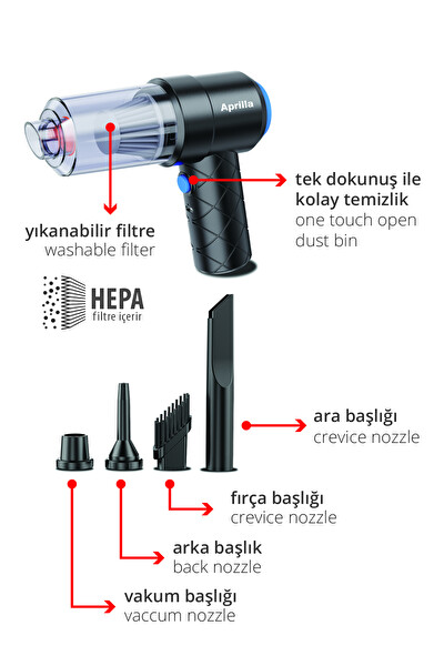 Aprilla AVC 4034 Şarjlı El Süpürgesi 2