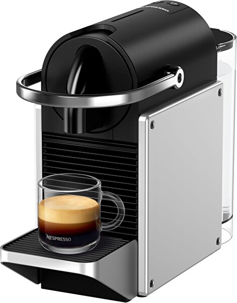 Nespresso Pixie D62 Gümüş Kapsüllü Kahve Makinesi