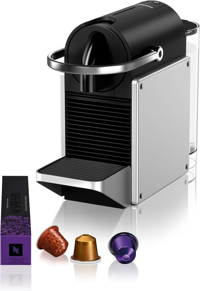 Nespresso Pixie D62 Gümüş Kapsüllü Kahve Makinesi