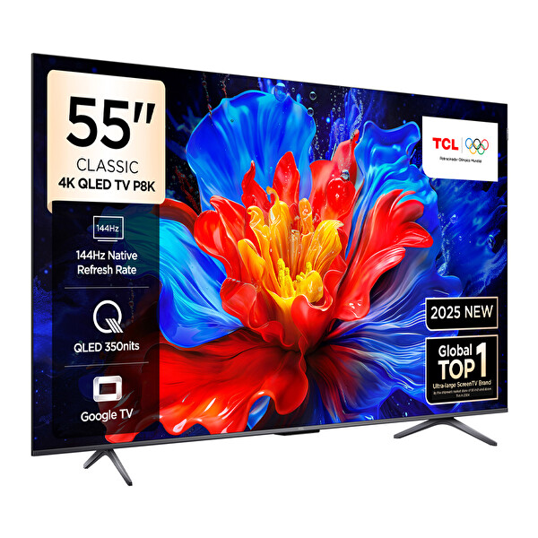 TCL 55'' P8K 4K UHD Google TV