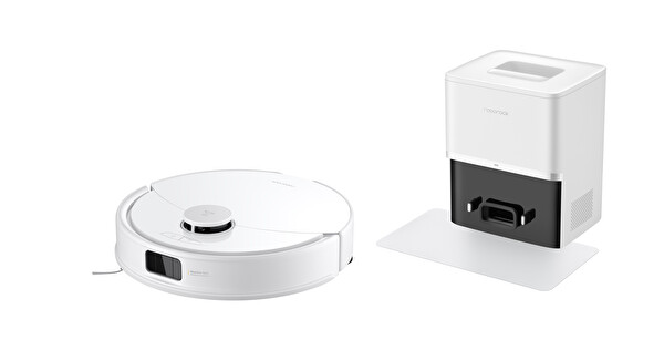 Roborock Q8 Max Pro Plus Çöp İstasyonlu Beyaz Robot Süpürge
