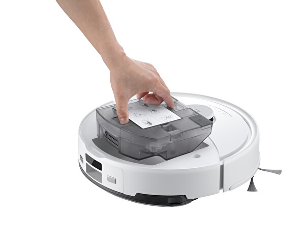 Roborock Q8 Max Pro Plus Çöp İstasyonlu Beyaz Robot Süpürge