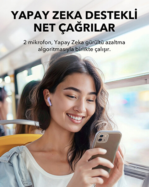 Anker Soundcore K20I Kulak İçi Bluetooth Kulaklık - Mor