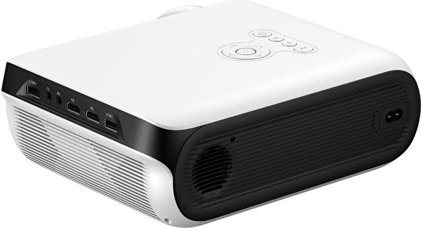 Havit PJ209A Pro Smart 1080P 4K Android TV Projeksiyon Cihazı Beyaz 2