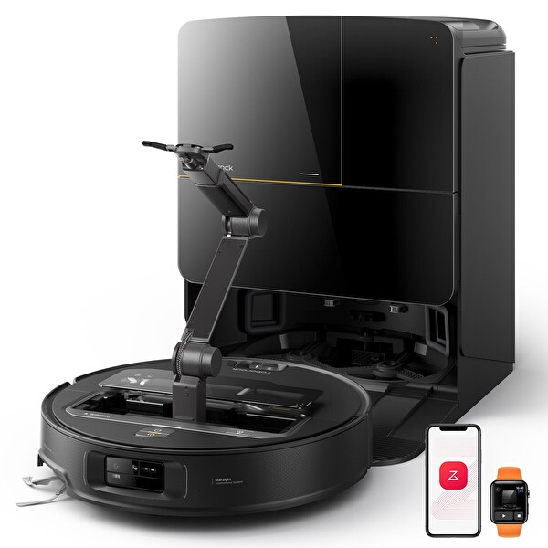 Roborock Saros Z70 Robot Süpürge Siyah