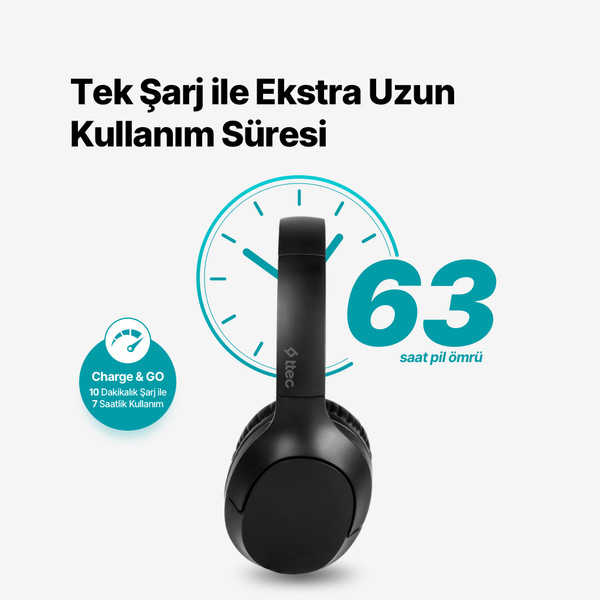 Ttec 2Km150S Soundmax 3 Kulaküstü Kablosuz Bluetooth Kulaklık 8