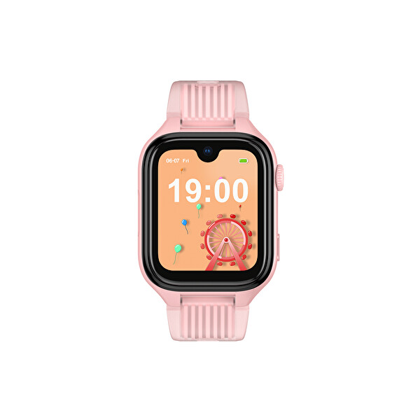 Ttec Kidi Pro Amoled Ekranlı GPS 4G Sim Kartlı Akıllı Çocuk Saati, 2KSW03P-Balerin Pembesi