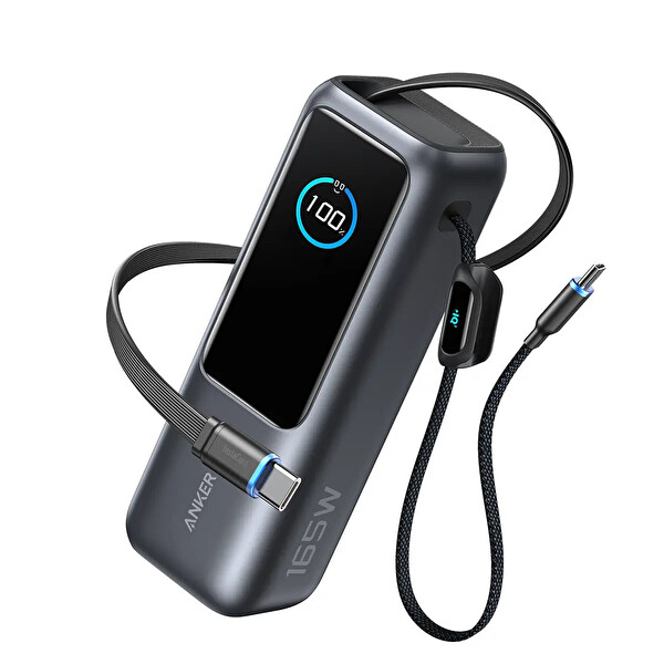 Anker 25.000 mAh 165W Powerbank Siyah A1695 Fiyatı ve Özellikleri