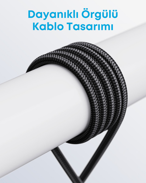 Anker USB-C To C 1M 240W Kablo Siyah A81C5