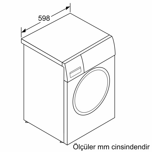 Bosch Wgk264z0tr Serie 6 Çamaşir Makinesi 11 Kg Maks 1400 Dev/Dak Beyaz