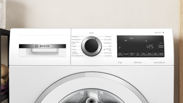Bosch WGA242X3TR Serıe 4 9 KG 1200 Devir Çamaşir Makinesi Beyaz