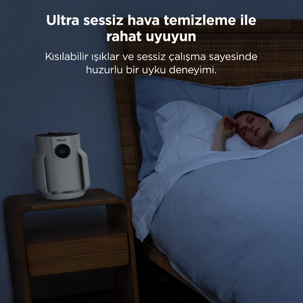 Shark NeverChange5 Air Purifier Compact Pro Quartz Beyaz 5