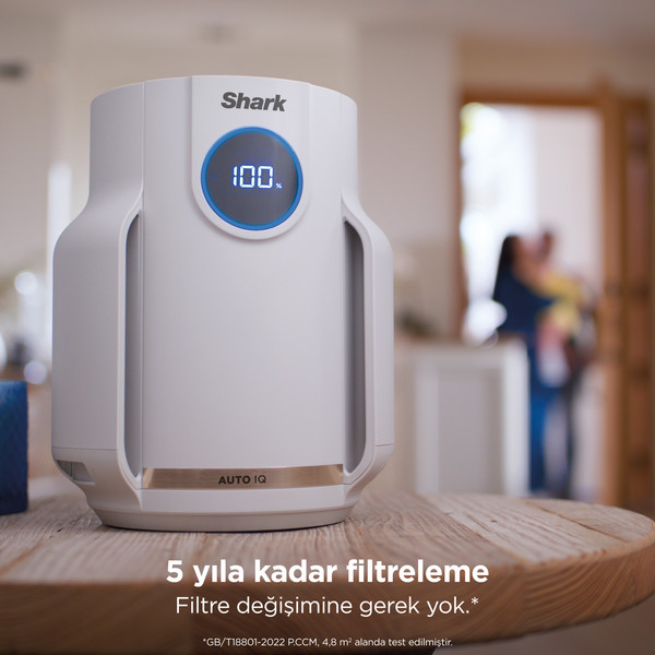 Shark NeverChange5 Air Purifier Compact Pro Quartz Beyaz 8