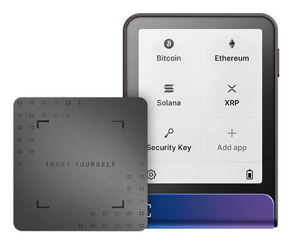 Ledger Flex Neptün Mavisi Kripto Donanım Cüzdanı Ve Recovery Key