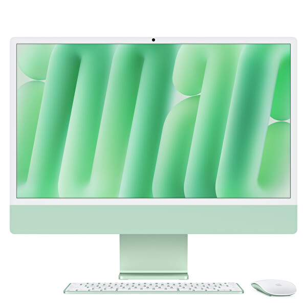 Apple 24-INCH iMac Retina 4.5K Display: M4 Chip 10- Core CPU and 10 GPU 24GB, 512GB SSD - Grenn MD2Q4TU/A