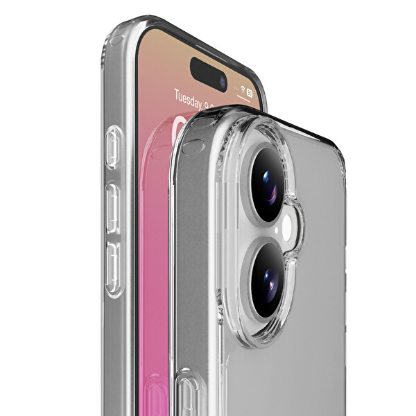 Cellularlıne iPhone 17 Clearduo  Antibakterıyel Şeffaf Kılıf 5
