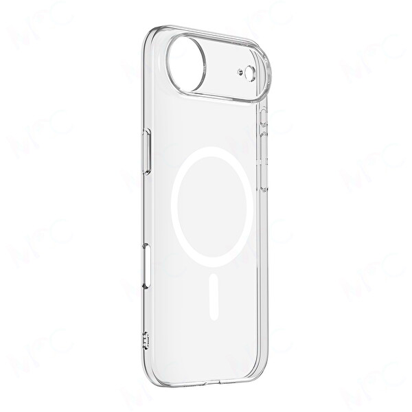 Zore Porto iPhone 17 Air Şeffaf Silikon Kapak