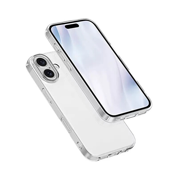 Zore Süper Silikon iPhone 17 Şeffaf Silikon Kapak 2