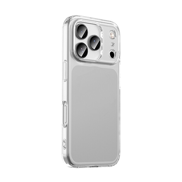 Zore Süper Silikon iPhone 17 Pro Max Şeffaf Silikon Kapak