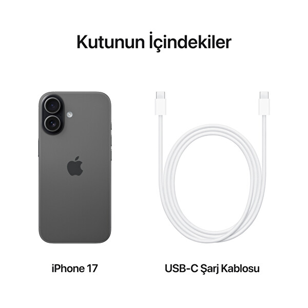 Apple iPhone 17 512GB Siyah Akıllı Telefon