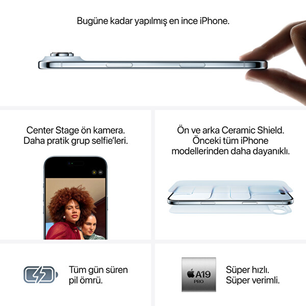 Apple iPhone Air 1TB Uçuk Altın Rengi Akıllı Telefon 4