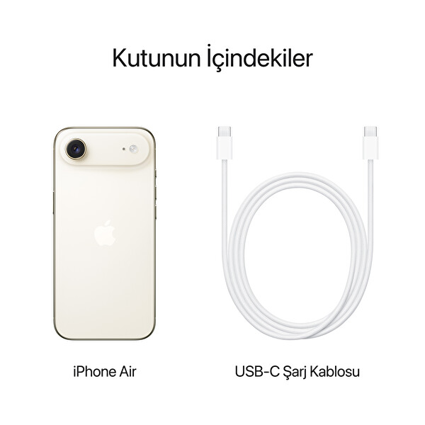 Apple iPhone Air 1TB Uçuk Altın Rengi Akıllı Telefon 5