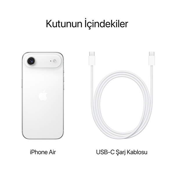 Apple iPhone Air 256GB Pamuk Beyazı Akıllı Telefon