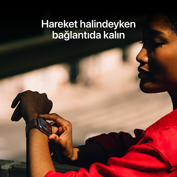 Apple Watch Series 11 GPS 46mm Simsiyah Alüminyum Kasa ve Siyah Spor Kordon - S/M