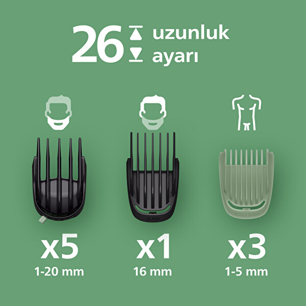 Philips 9000 Serisi MG9532/15 16'sı 1 Arada Erkek Bakım Kiti