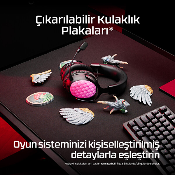 HyperX Cloud III S Kablosuz Gaming Kulaklık Siyah/Kırmızı
