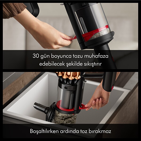 Dyson V16 Piston Animal Submarine™ Islak Kuru Kablosuz Süpürge Mat Siyah/Bakır