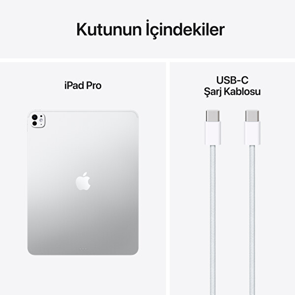 Apple iPad 13-inch iPad Pro Wi‑Fi 2TB with nano-texture glass - Silver MDYW4TU/A