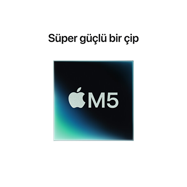 Apple 14-inch MacBook Pro: Apple M5 chip with 10‑core CPU and 10‑core GPU, 16GB, 1TB SSD - Silver MDE54TU/A