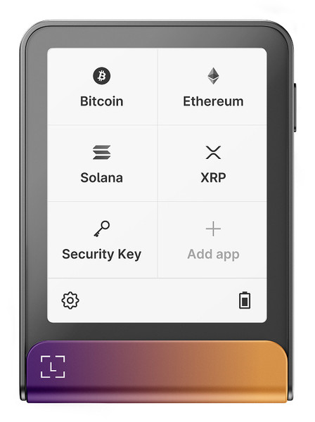 Ledger Flex Demir Fuşya Kripto Donanım Cüzdanı ve Recovery Key