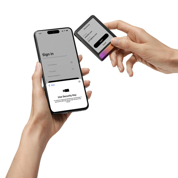 Ledger Flex Demir Fuşya Kripto Donanım Cüzdanı ve Recovery Key 8