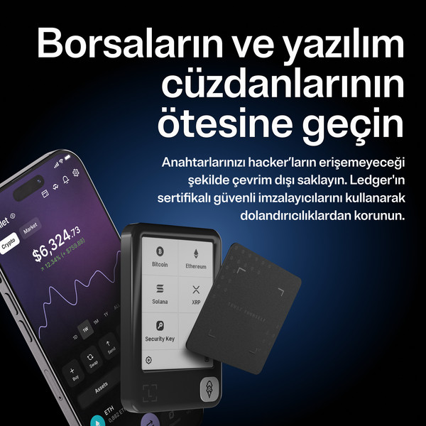 Ledger Nano Gen 5 Kripto Donanım Cüzdanı ve Recovery Key 5