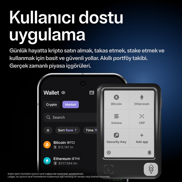 Ledger Nano Gen 5 Kripto Donanım Cüzdanı ve Recovery Key 6