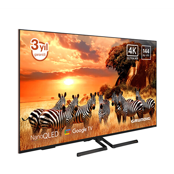 GRUNDIG 55 GQ 950A  55 139 Ekran 4K UHD Google Smart  QLED TV 2