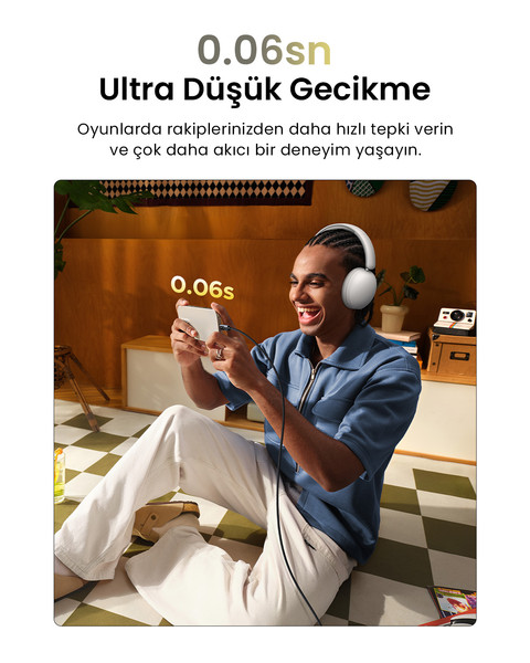 Ugreen HiTune Max2 Beyaz Kablosuz Kulak Üstü Kulaklık 45017  8