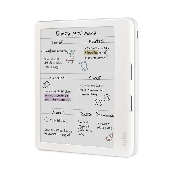 Kobo Libra Colour E Rdr, Beyaz 2